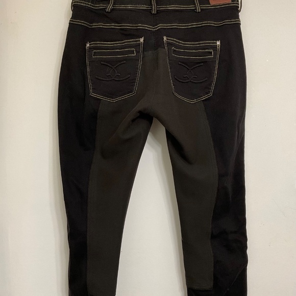 Goode Rider Equestrian Jean Denim Full Seat Mid Rise Breeches Style# 14901  Sz34 - Picture 6 of 11